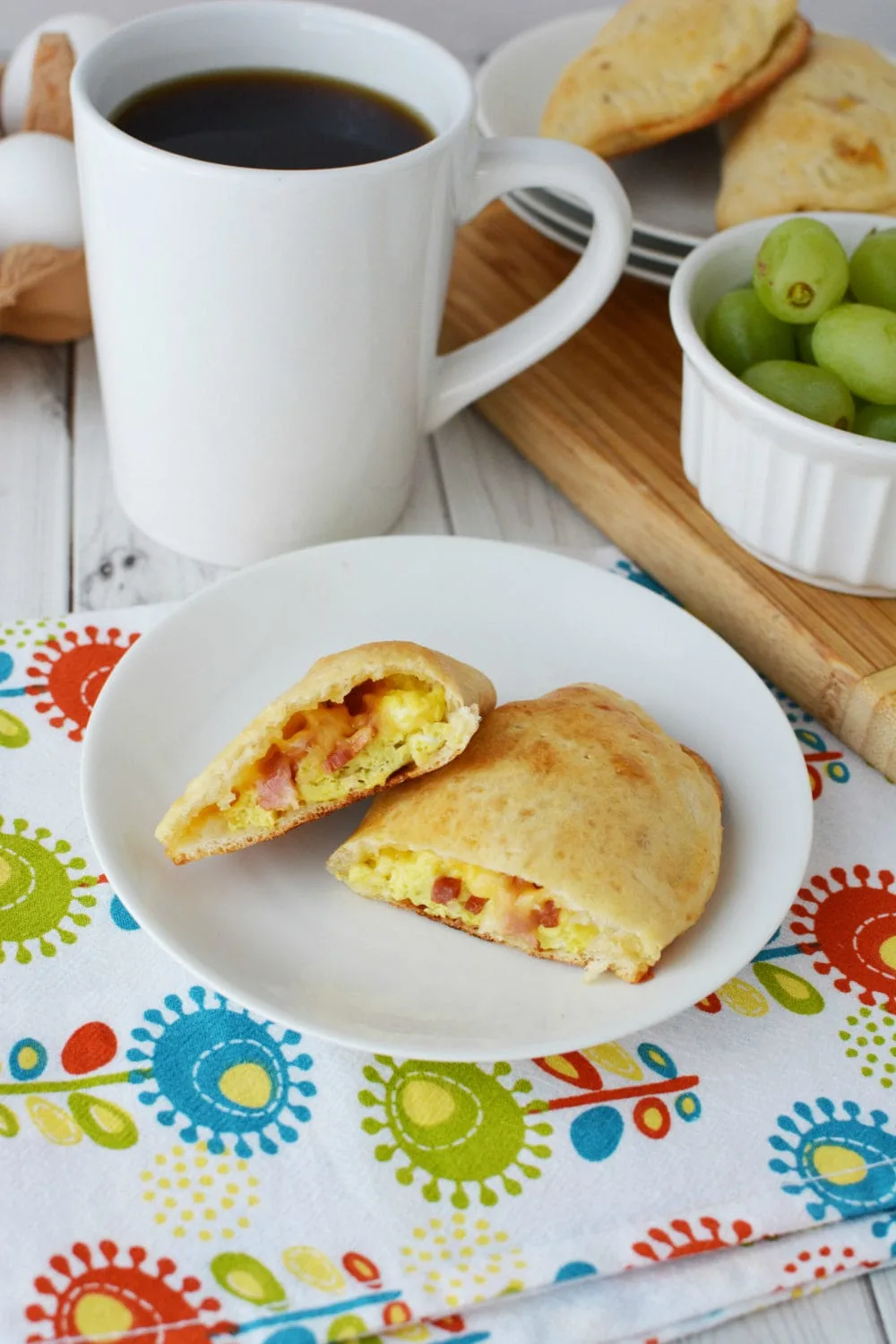 Bacon, egg, and Cheese Calzone Recipe