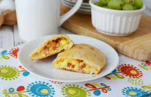 Breakfast Bacon and Cheese Calzone Recipe