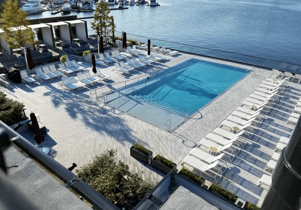 The pool at the Sagamore Pendry hotel. 
