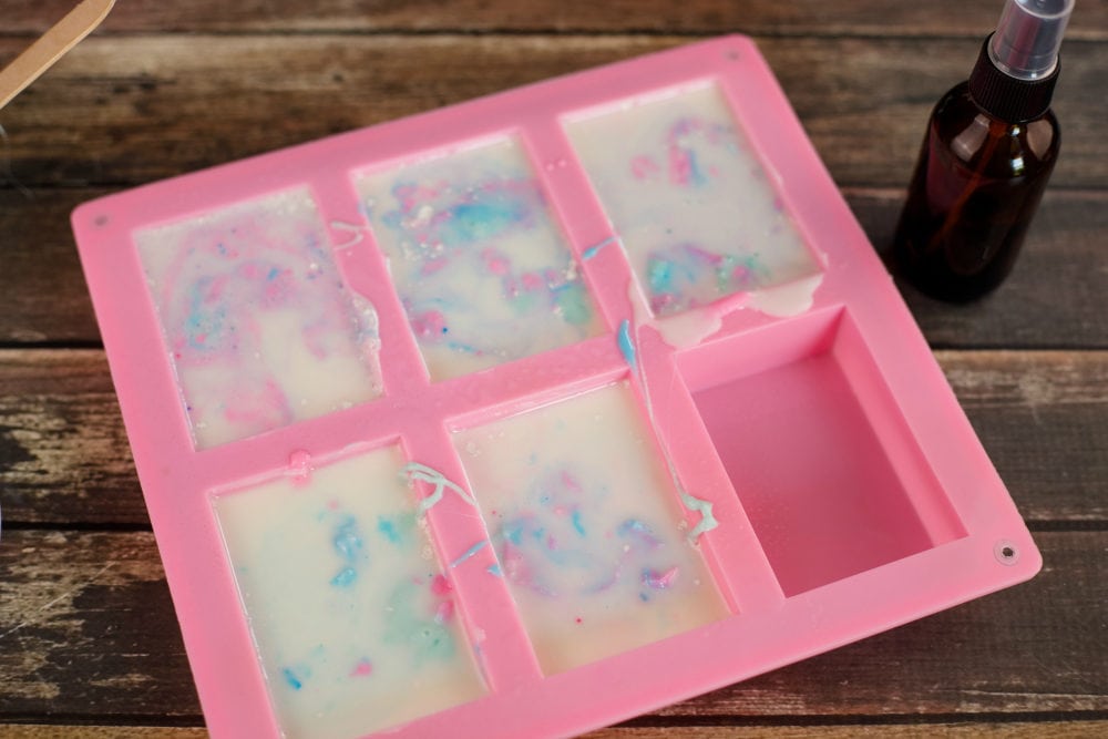 Make your own unicorn soap