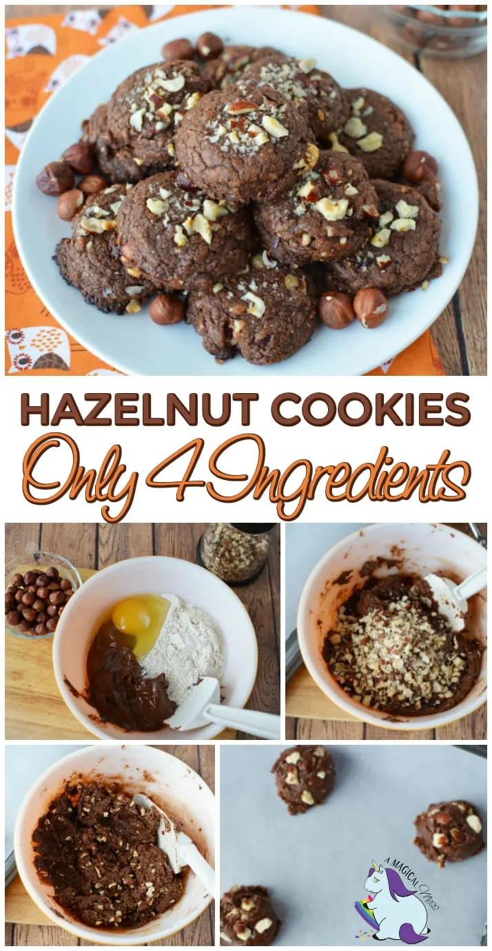 Easy Chocolate Hazelnut Cookie Recipe with Only 4 Ingredients