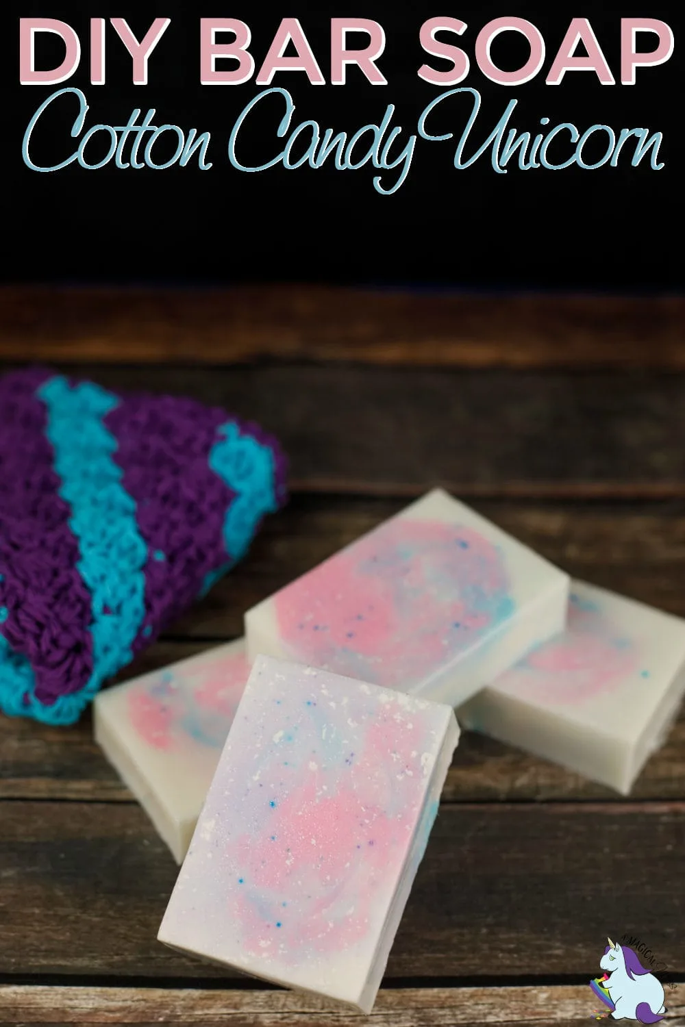 DIY Unicorn Poop Soap, Melt & Pour Soap