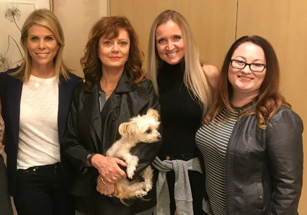 Brace Yourself for A Bad Moms Christmas - In theaters November 1st! #BadMomsXmas Cheryl Hines, Susan Sarandon, Shelley VanWitzenburg, Stefanie Fauquet, and Penny :)