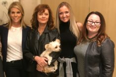 Brace Yourself for A Bad Moms Christmas - In theaters November 1st! #BadMomsXmas Cheryl Hines, Susan Sarandon, Shelley VanWitzenburg, Stefanie Fauquet, and Penny :)