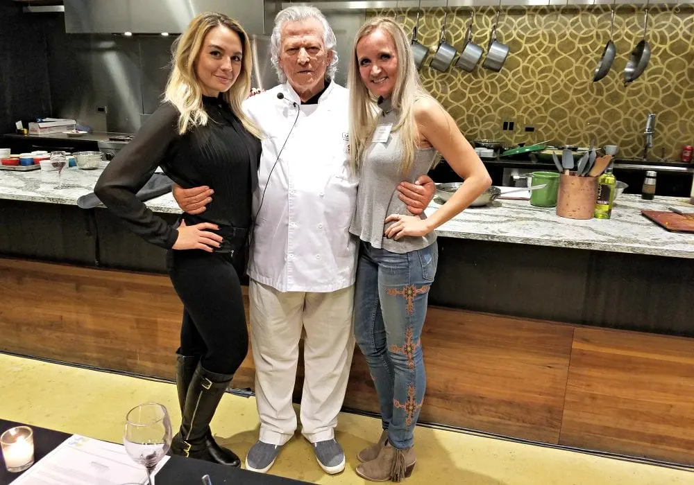 Shelley and Kit with Chef Nacho Cadena. 