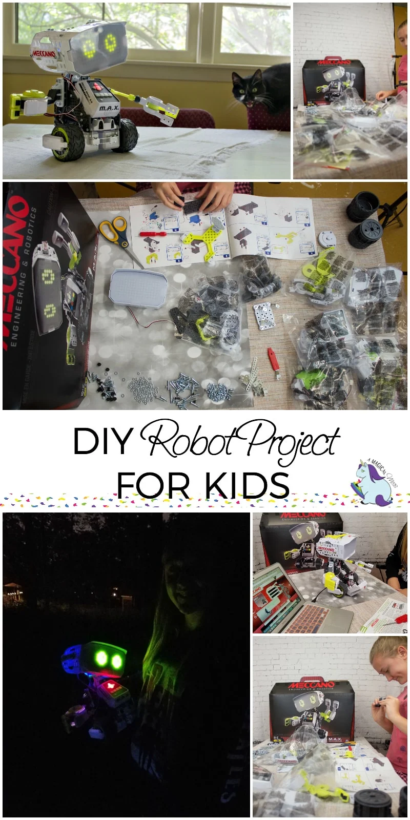 DIY Projects for Kids - The Coolest Robot in Town Meccano M.A.X. #Meccano #MAXRobot AD