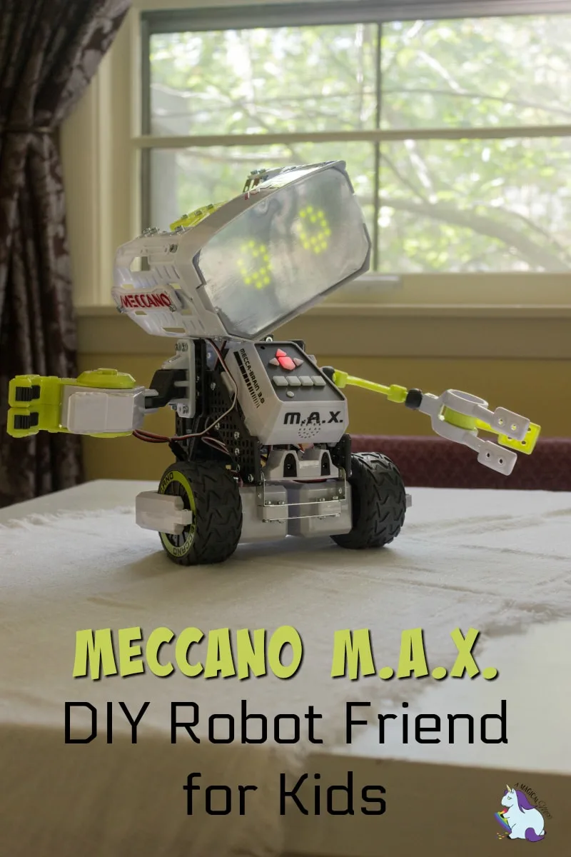 DIY Projects for Kids - The Coolest Robot in Town Meccano M.A.X. #Meccano #MAXRobot AD