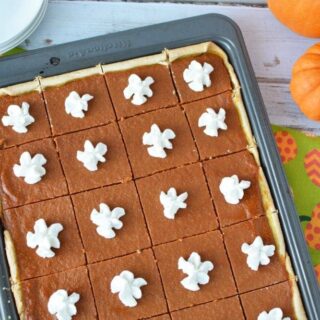 Pumpkin Pie Squares Recipe for Larger Gatherings