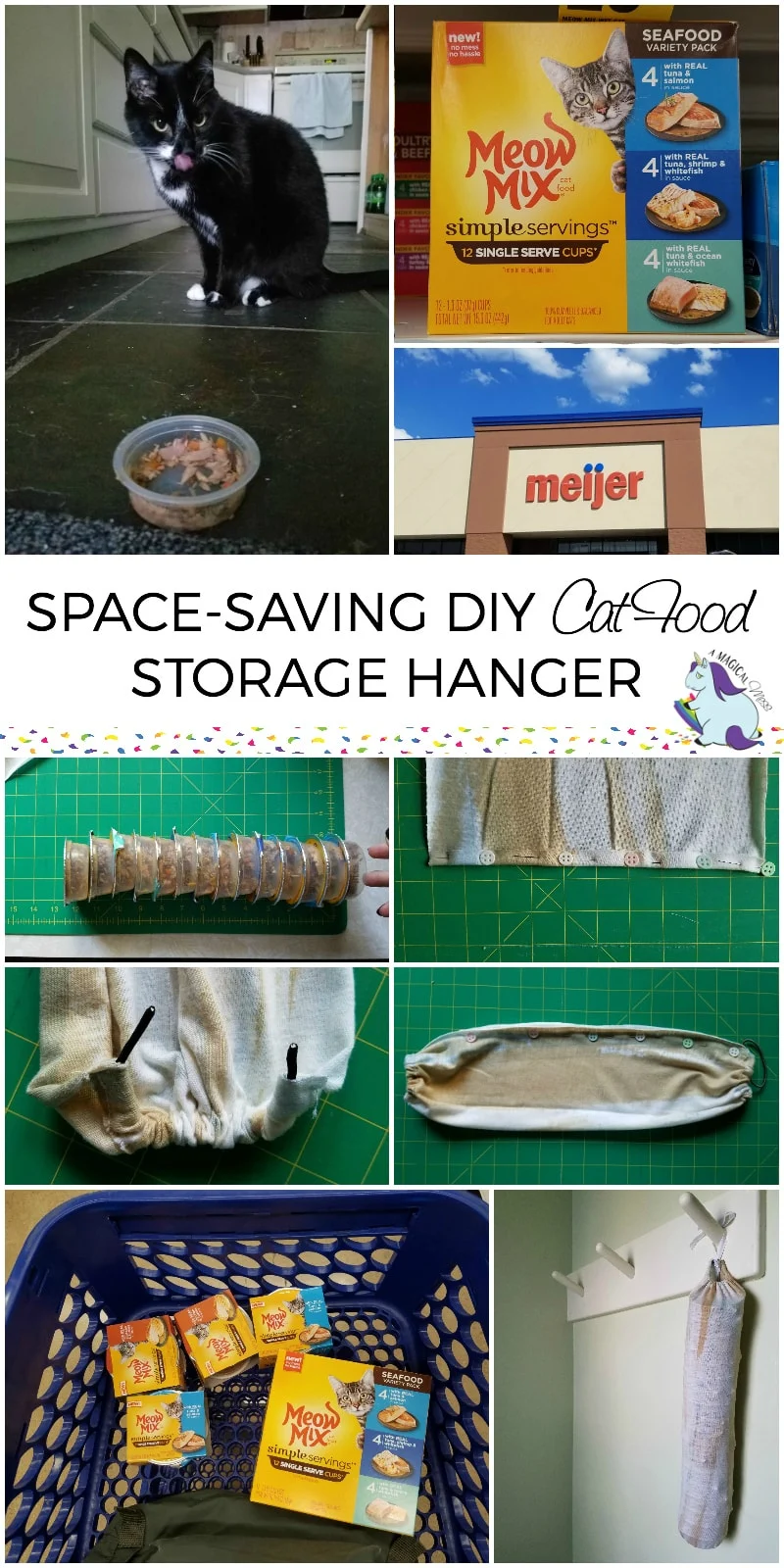 Super Easy Space Saving DIY Wet Cat Food Storage Hanger A