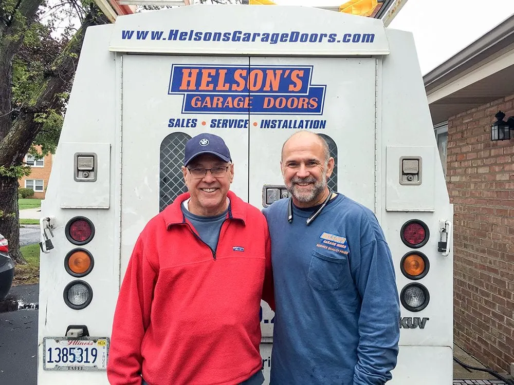 Jack and John Helson of Helson's Garage Doors