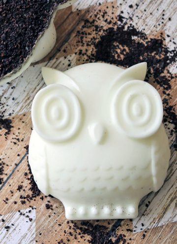 Exfoliating Coffee Soap Recipe with Cardamom and Lime