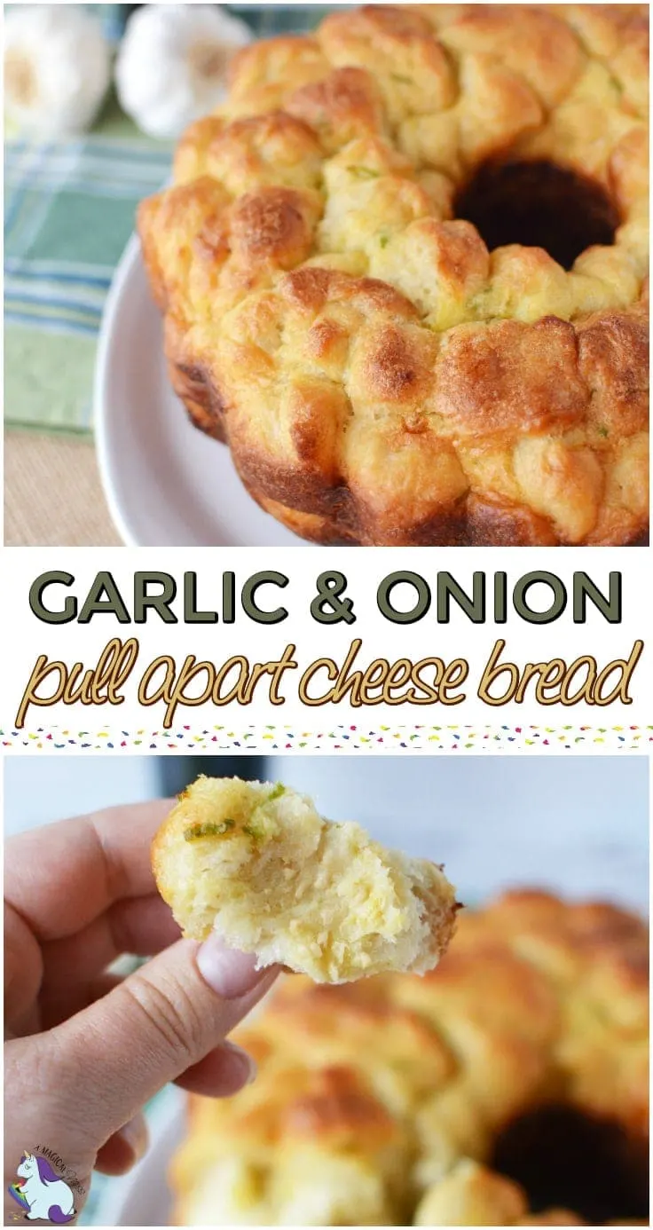 Garlic and Onion Pull Apart Cheese Bread Recipe