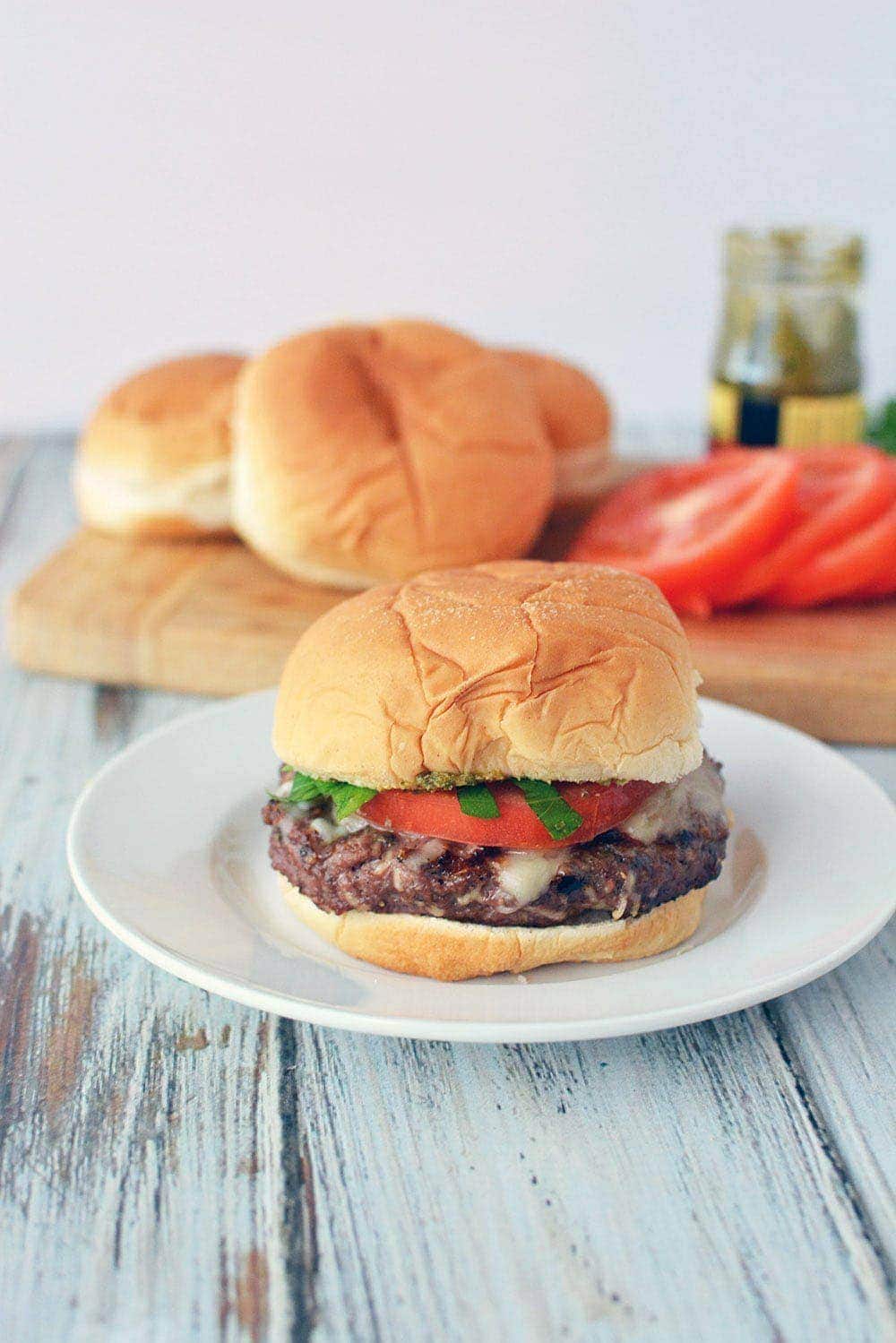 Grilled Italian Burger to add to your Tasty Burger Recipes