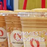 Yummiest Gluten Free and Vegan Red Mango Smoothies #ad