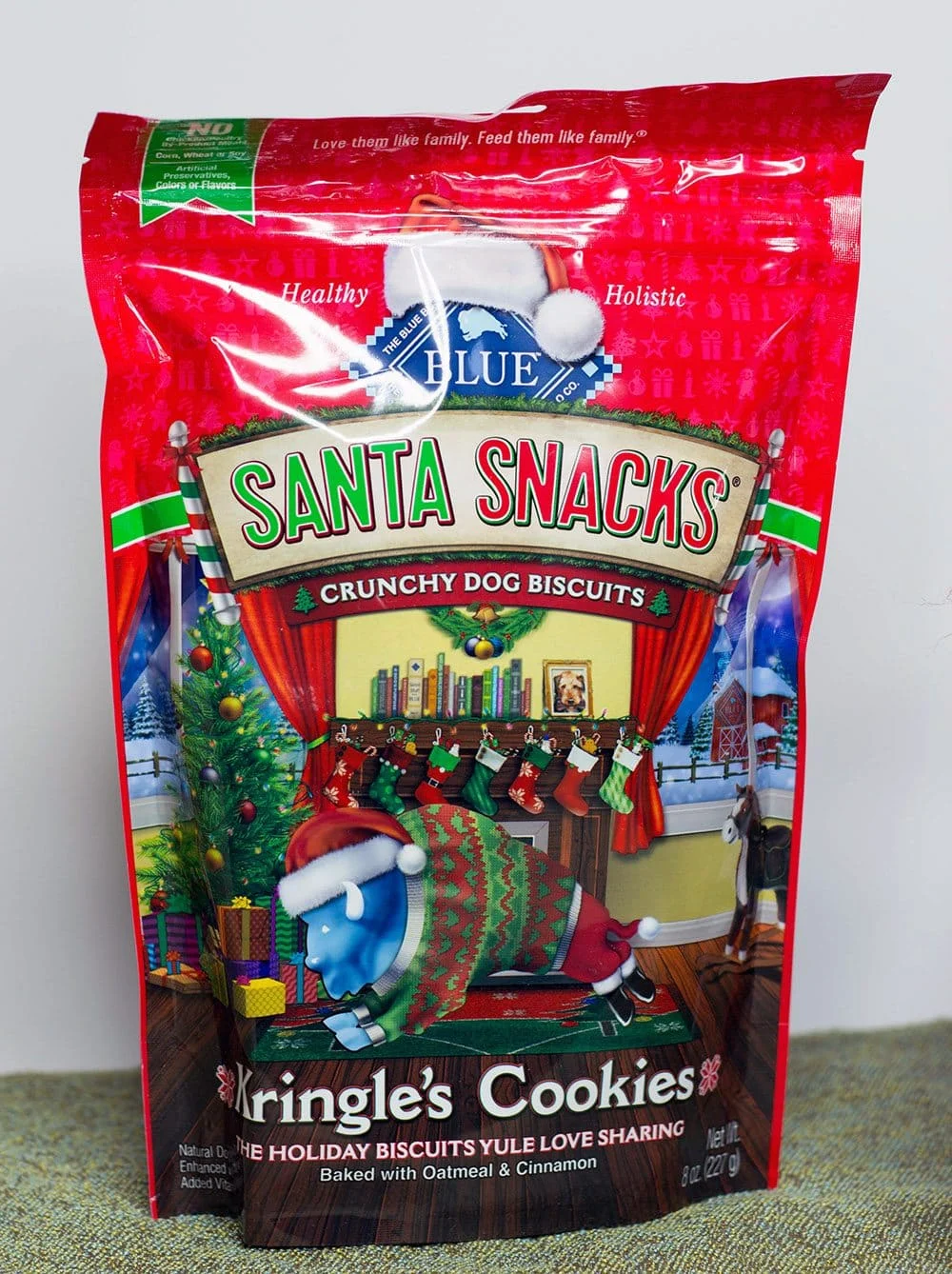 Blue Buffalo Santa Snacks. 