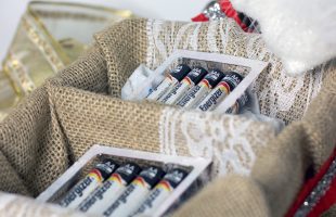 DIY Battery Basket for an Energized Holiday Gathering
