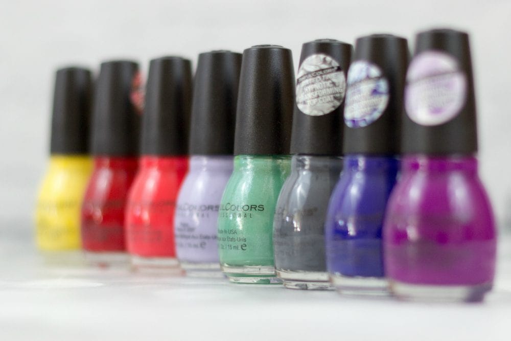 Sinful Colors Punk Yourself nail polish set.