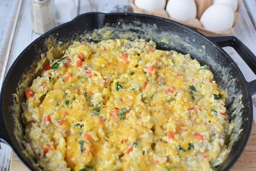Eggs Breakfast Scramble Recipe