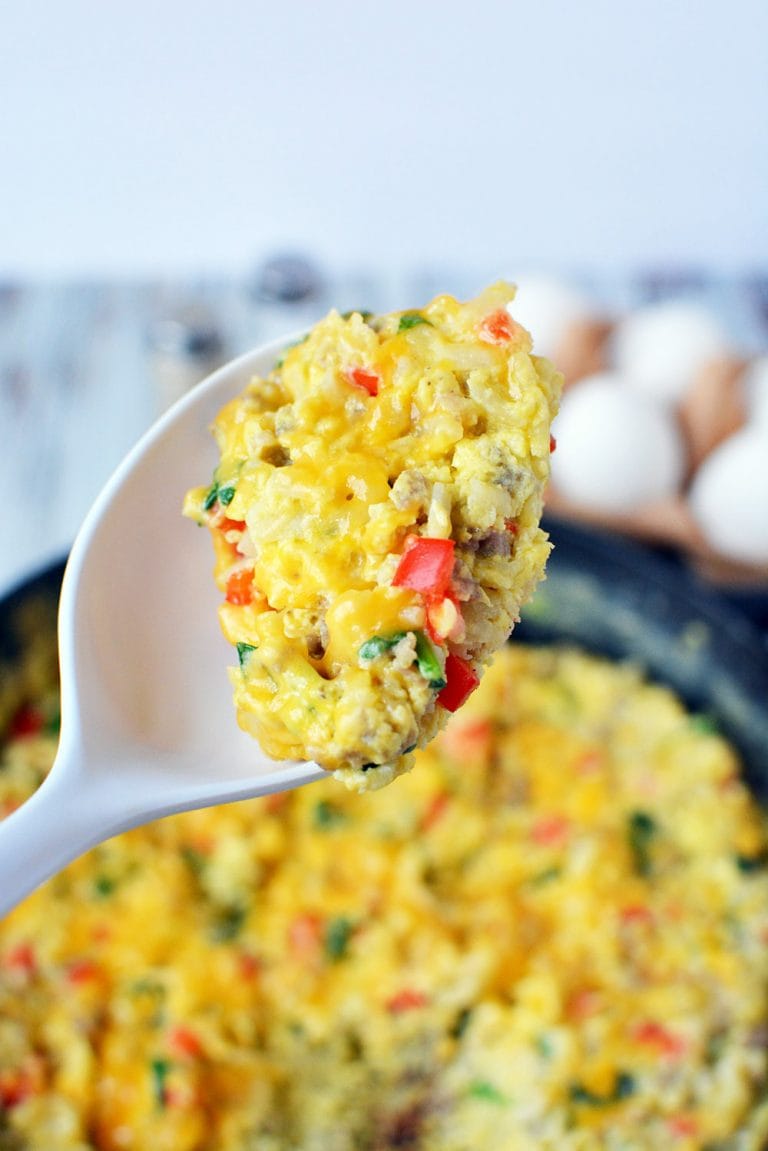 Tasty and Filling Breakfast Scramble Recipe | A Magical Mess