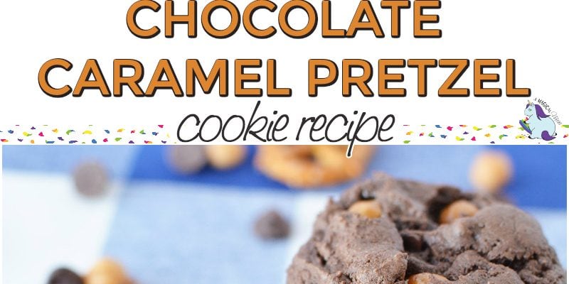 Chocolate Caramel Pretzel Cookies Recipe