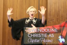 Gwendoline Christie as Captain Phasma in Star Wars: The Last Jedi #TheLastJediEvent