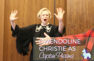 Gwendoline Christie as Captain Phasma in Star Wars: The Last Jedi #TheLastJediEvent