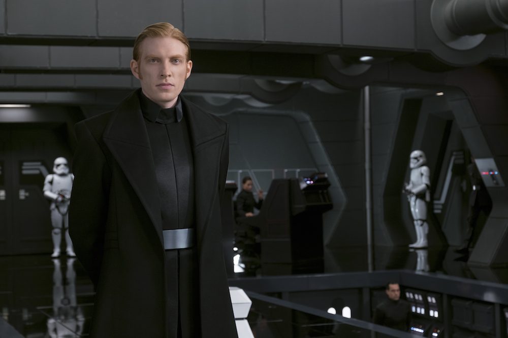 Domhnall Gleeson as General Hux in Star Wars: The Last Jedi #TheLastJediEvent