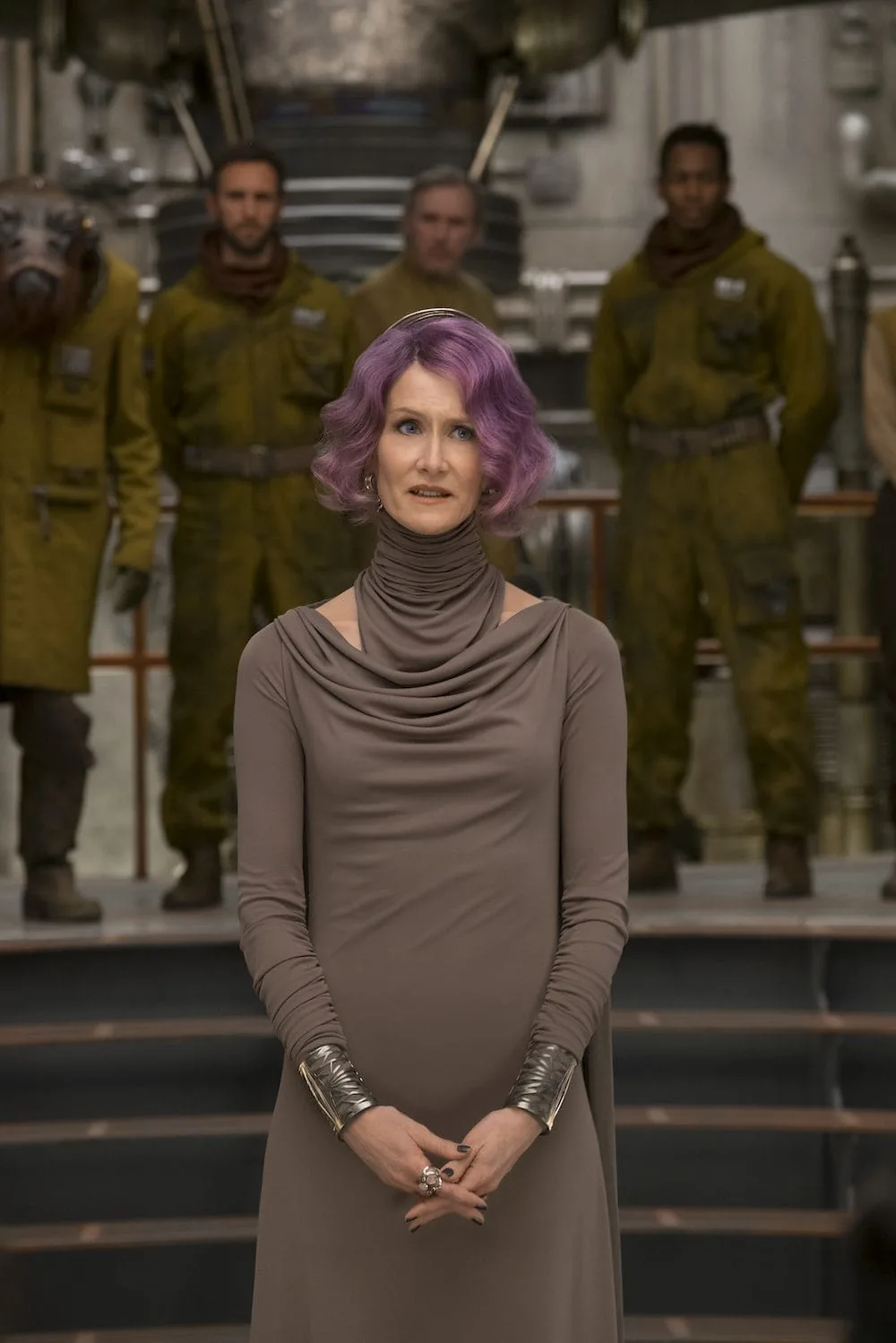 Laura Dern is Vice Admiral Holdo in THE LAST JEDI.