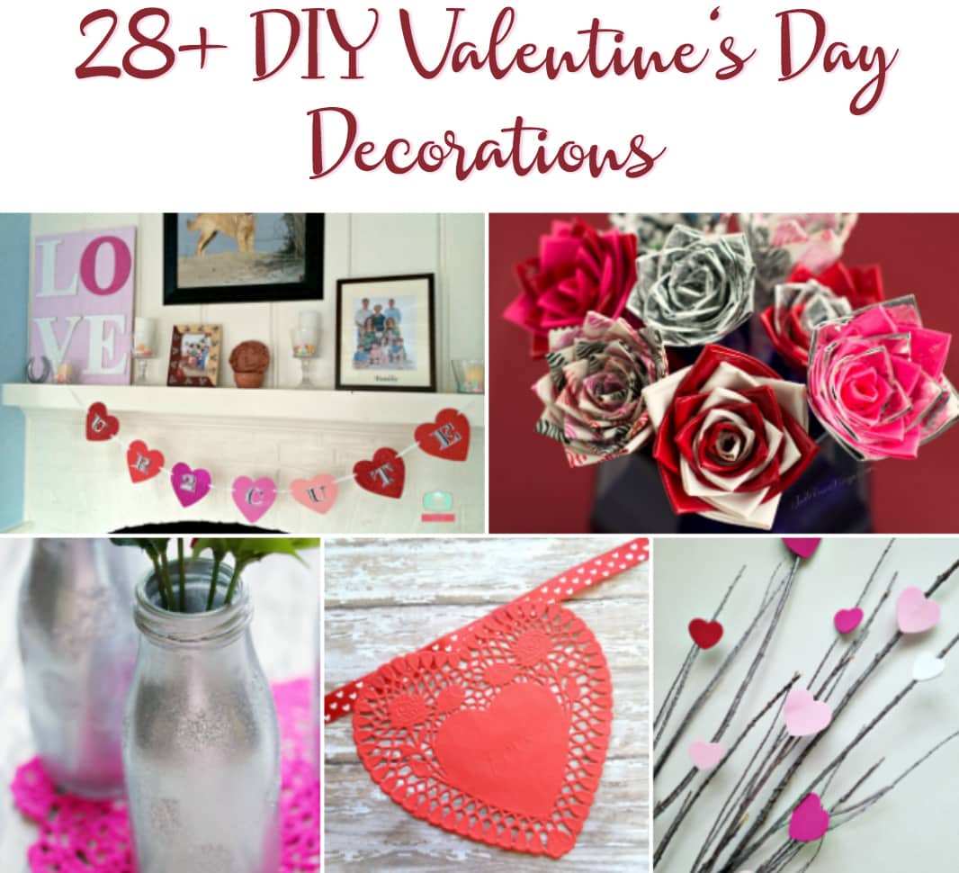 28+ DIY Valentine's Day Decorations to Make | A Magical Mess