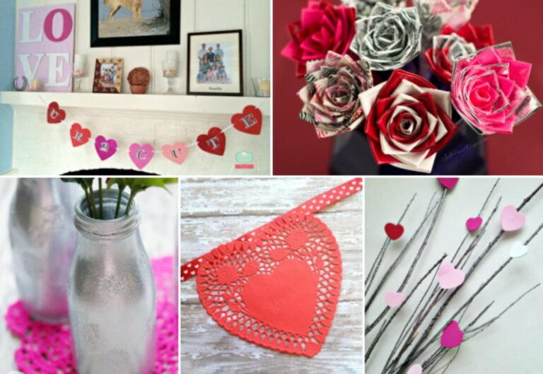 28+ DIY Valentine’s Day Decorations to Make