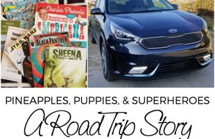 Kia Niro PHEV Road Trip - Full of Pineapples, Puppies, and Superheroes #NiroRoadTrip #KiaPartner