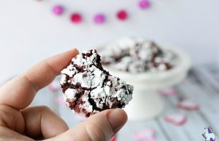 Red Velvet Crinkle Cookie Recipe - Only 4 Ingredients