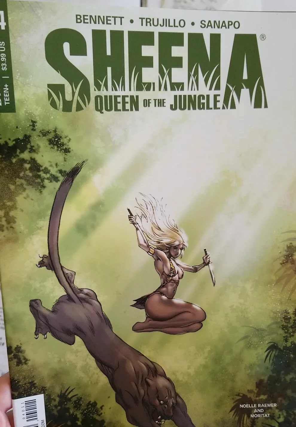 Sheena Queen of the Jungle Comic Book.