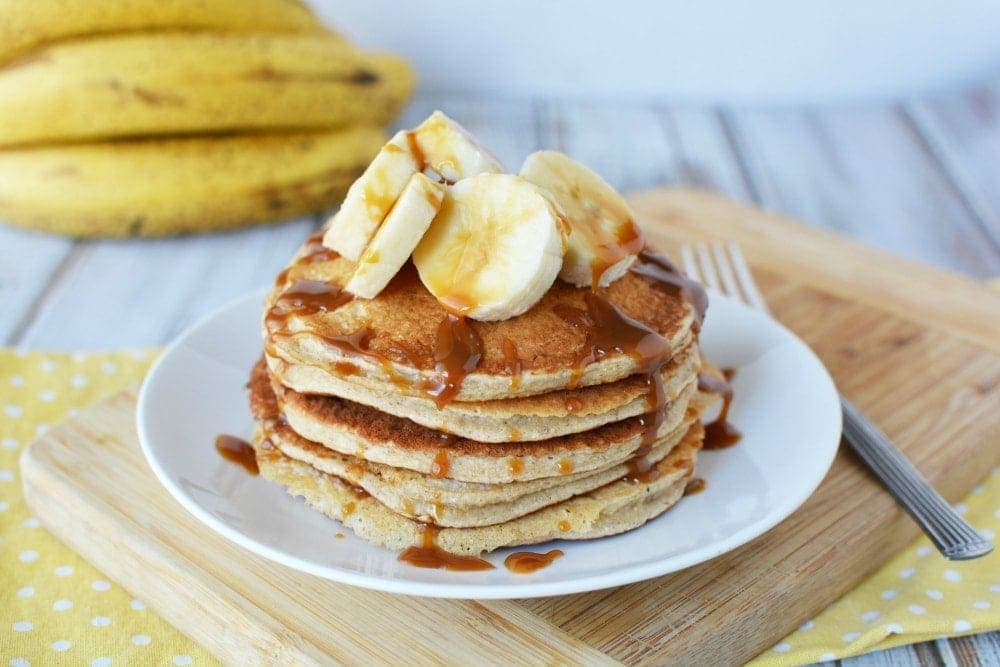 Easy Banana Protein Pancakes