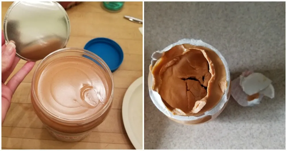 The peanut butter seal struggle.