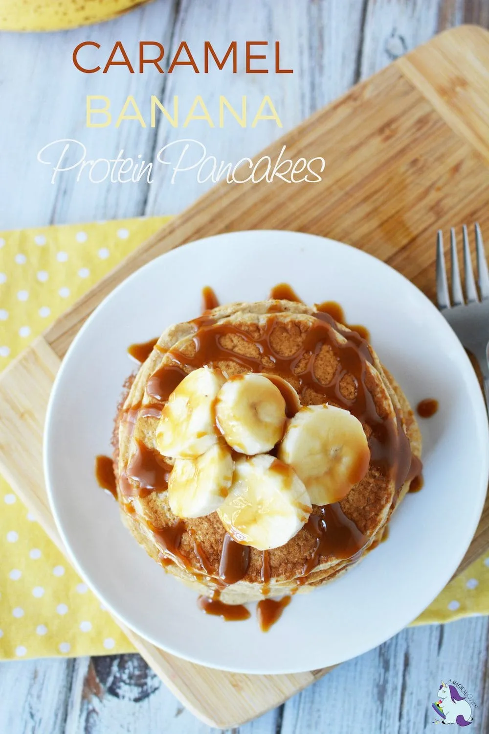 Caramel Banana Protein Pancake Recipe