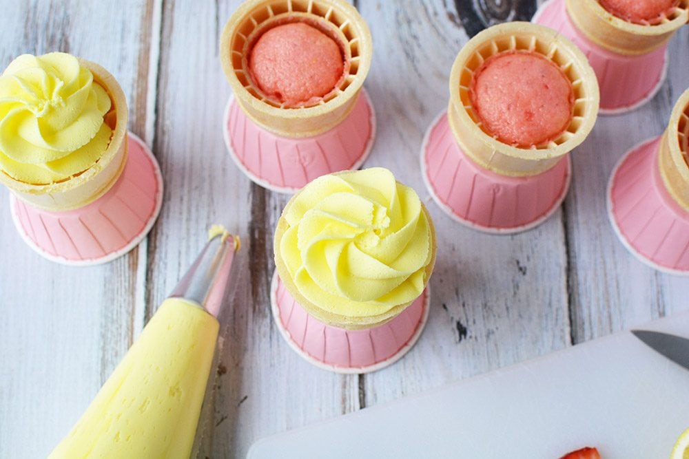 Cupcakes in a cone