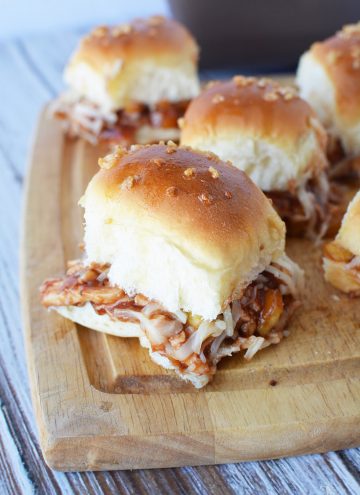 Honey Sweet Hawaiian BBQ Chicken Sliders Recipe