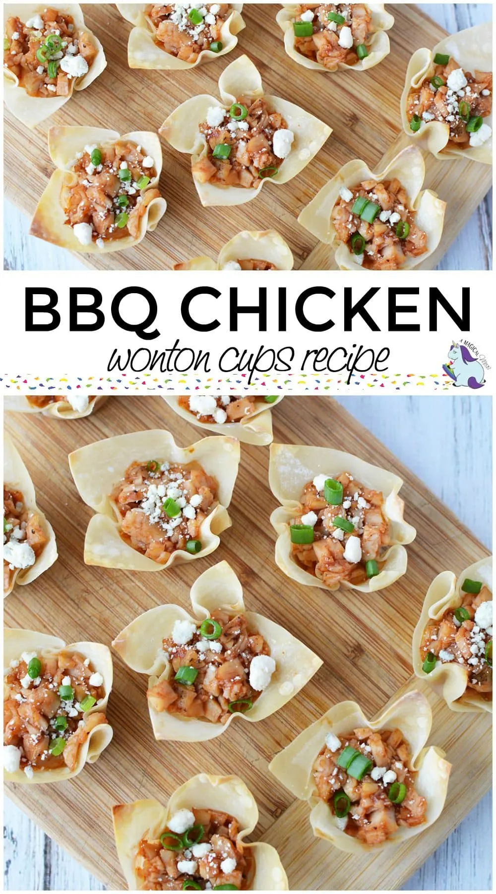 Easy BBQ Chicken Wonton Cups Recipe