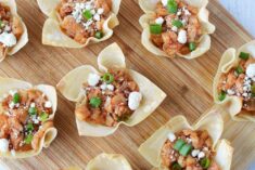 Easy BBQ Chicken Wonton Cups Recipe
