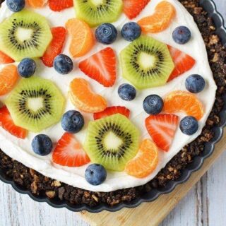 Dessert fruit pizza recipe