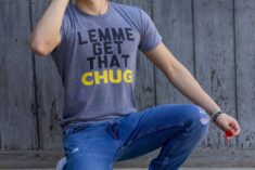 Funny Gaming T-Shirts Based on Things Said in Fortnite - "Lemme Get That Chug"
