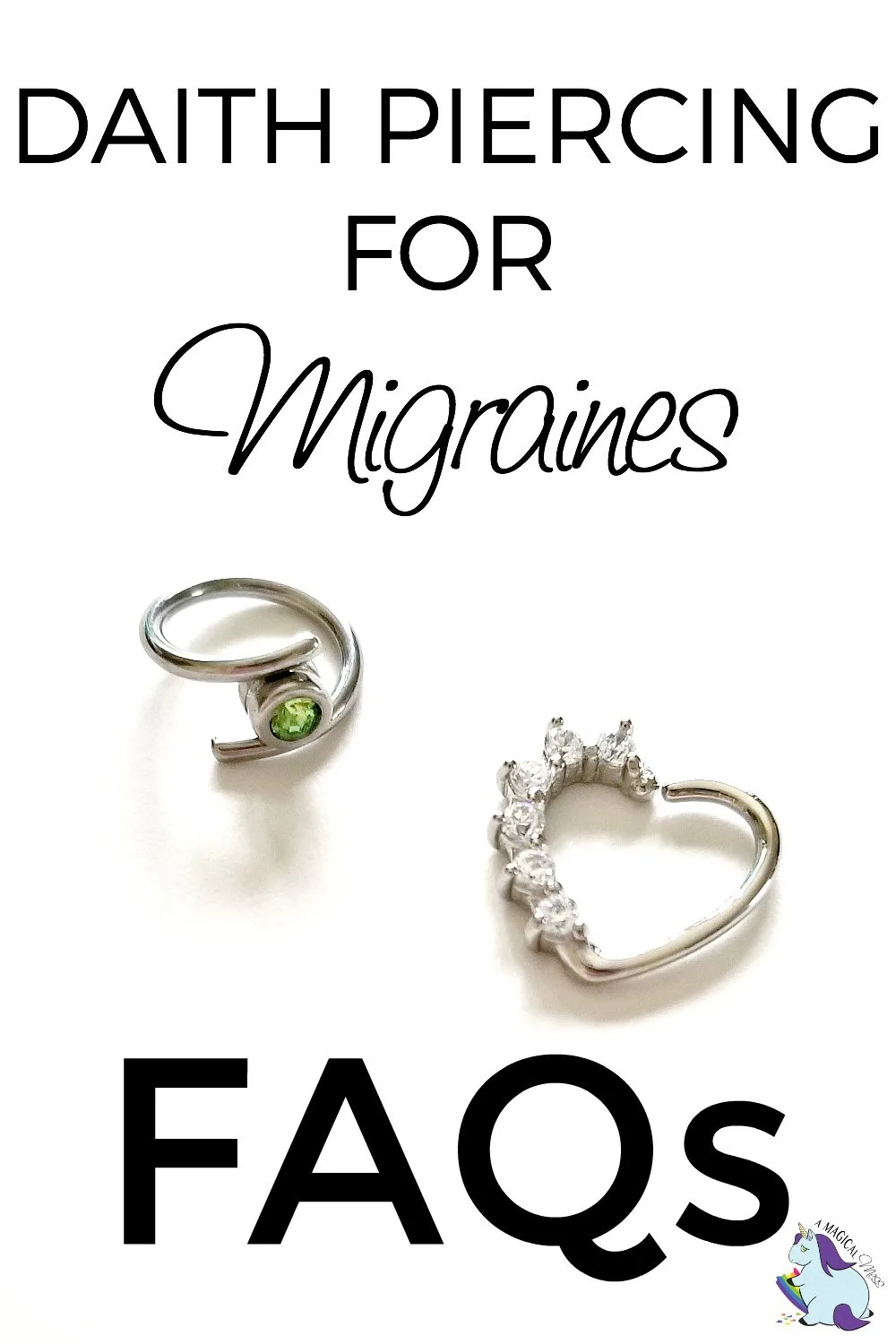 Daith Piercings for Migraines - FAQs #Daith #Migraines