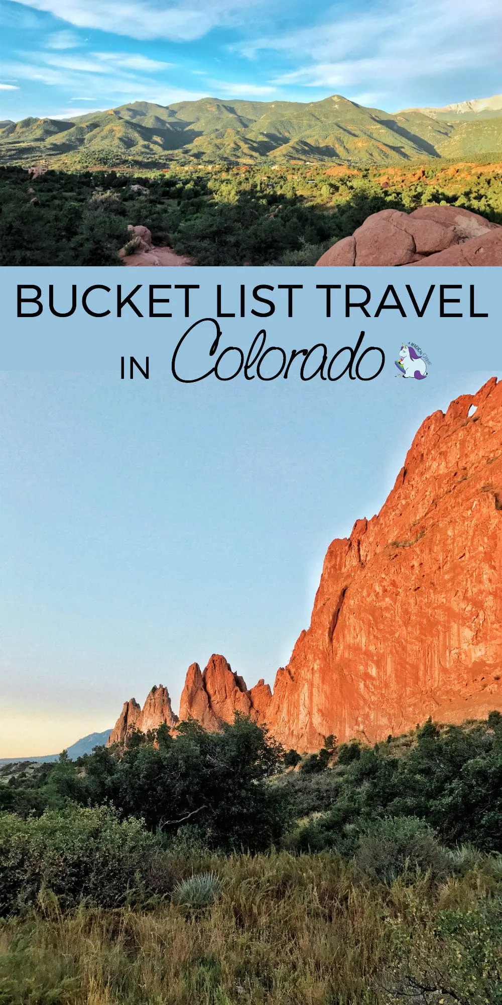 Colorado Vacations - Bucket List Travel Ideas in the Colorado Springs Region