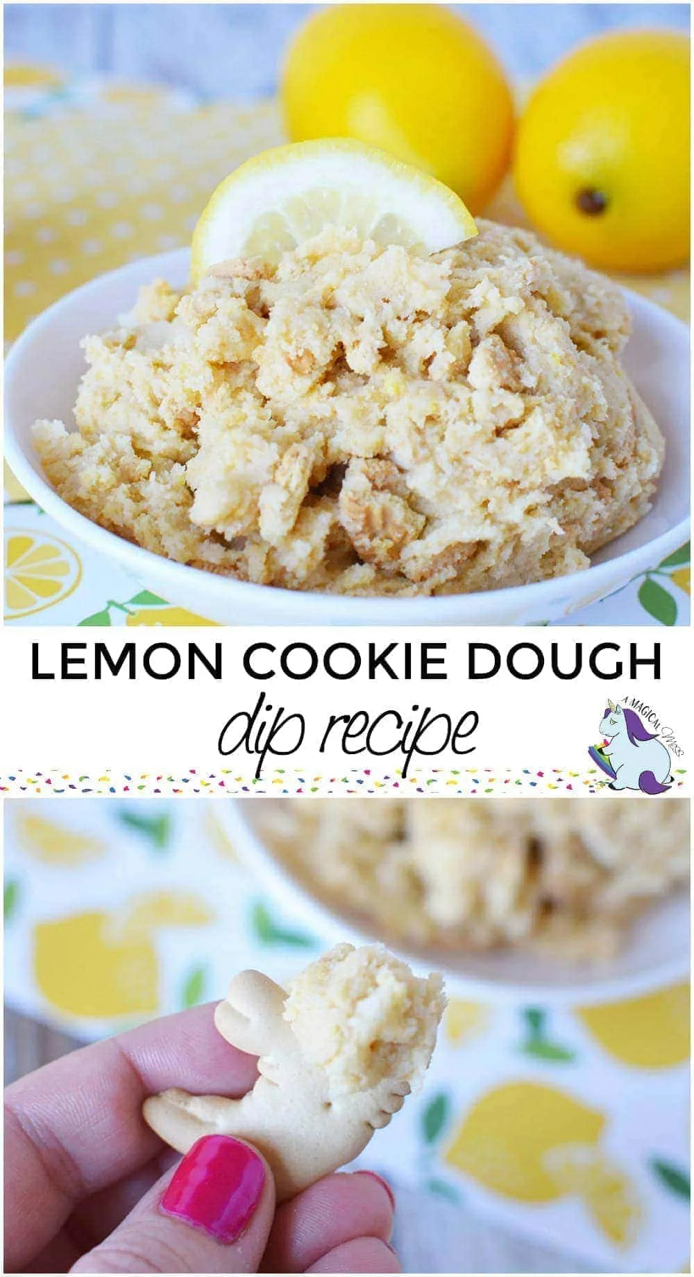 Lemon Cookie Dough Dip Recipe