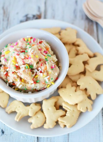 Rainbow Cookie Dough Dip Recipe