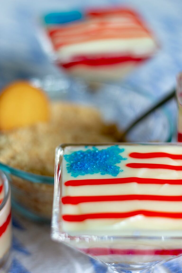 4th of July Pudding Parfait