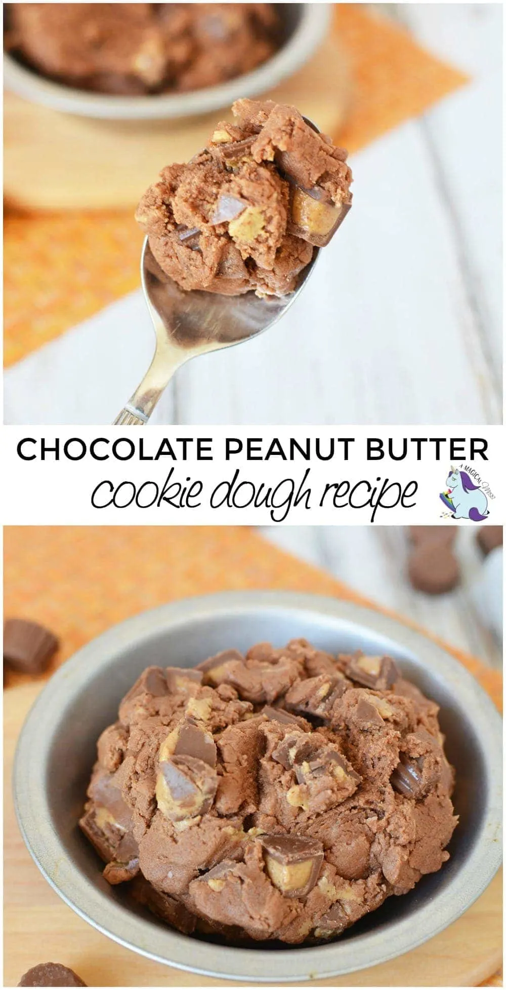 Chocolate Peanut Butter Cookie Dough Recipe