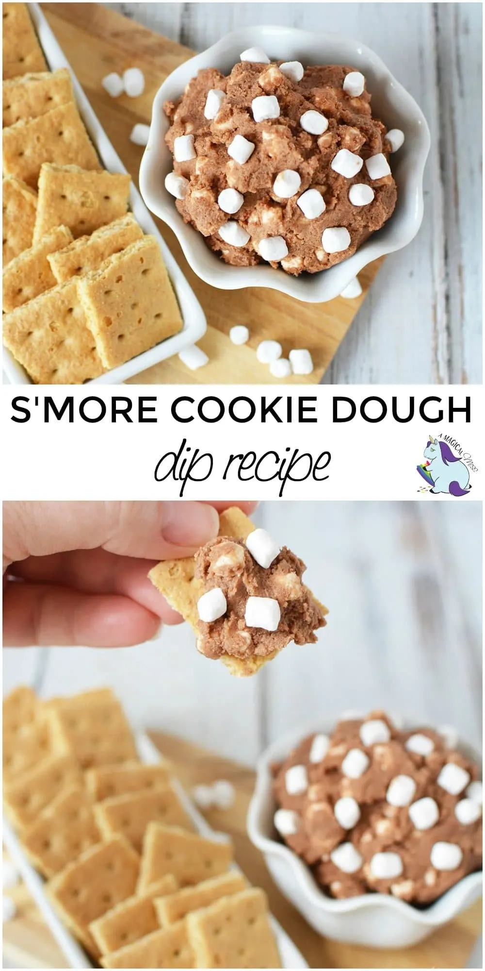 Chocolatey S'more Eggless Cookie Dough Recipe