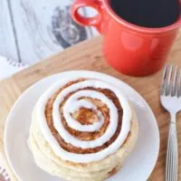 Muscle Building Foods - Scrumptious Cinnamon Roll Pancakes